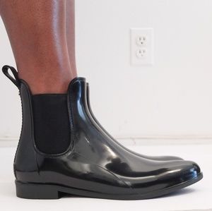 Sam Edelman Black Ankle Rain Booties Size 11M